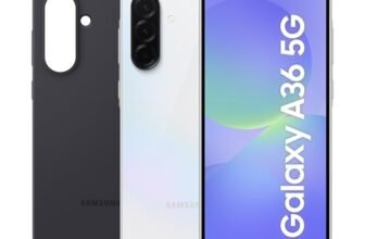 Samsung Galaxy A36 5G Silicone Cover, Smartphone con Funzioni intelligenti e 3 anni di Garanzia del produttore, 6GB RAM, 128GB, 5.000 mAh, IP67, Awesome White