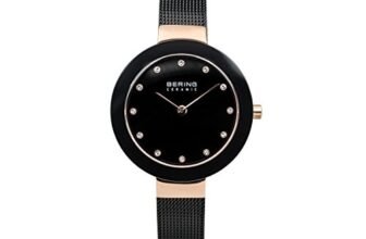 BERING Donna Analogico Quarzo Ceramic Orologio con Cinturino in Acciaio inossidabile Cinturino e Vetro zaffiro 11429-166