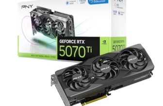 PNY Scheda grafica GeForce RTX™ 5070Ti 16GB OC Tripla Ventola DLSS 4