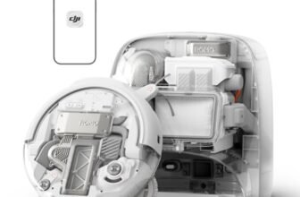 DJI ROMO P Robot Aspirapolvere Lavapavimenti con Mappatura, 25000 Pa, Rilevamento Ostacoli a Livello di Drone, Antigroviglio, Stazione Base Autopulente, 200 Giorni senza Manutenzione, Trasparente