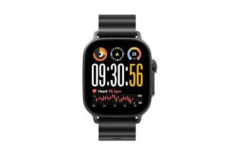 realme Watch 5, Display AMOLED da 1,97″, Fluidità incredibile a 60Hz, 108 modalità sportive e monitoraggio della salute, NFC, Titanium Black EU