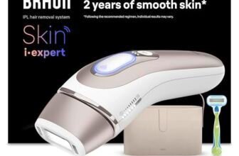 Braun Skin I·Expert Epilatore Luce Pulsata Smart, Depilatore Corpo Donna, Alternativa Laser Peli Donna, App Gratuita, Include Pochette, Rasoio Venus, Luce Pulsata Braun, 4 Testine Viso E Corpo, PL7387