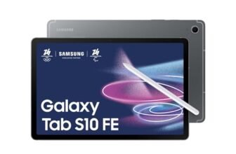 Samsung Galaxy Tab S10 FE, 3 anni di garanzia, Android Tablet, Display 10.9″ LCD, Wifi, RAM 8GB, 128GB, 8.000 mAh, S Pen, Android 15, IP68, Gray [Versione italiana]