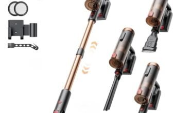 Proscenic P11 Ultra+ Aspirapolvere senza Fili Potente 500W/50Min/50KPA, Scopa Elettrica senza Fili con Spazzola Anti-Groviglio, Display LED, Batteria Rimovibile, per Pavimenti/Tappeti/Peli