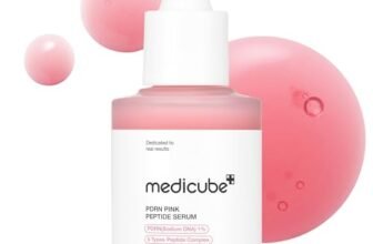 medicube Siero Peptidico Rosa Salmon Dna Pdrn, Siero Pink Glow, Peptide, Niacinamide, Idratante, Idratante E Rassodante, 1,01 Fl.Oz. (1,01 Fl.Oz., Salmon Dna Pdrn)