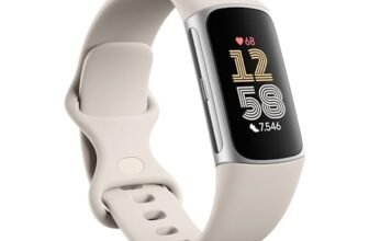 Google Fitbit Charge 6 Activity tracker con abbonamento Premium di 6 mesi incluso, 7 giorni di durata della batteria, Google Wallet e Google Maps