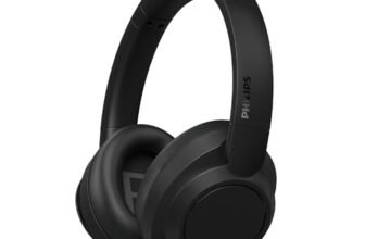 Philips TAH6509BK/00 Cuffie Bluetooth wireless Over-Ear con cancellazione del rumore – qualità superiore della chiamata, assistente vocale compatibile con 70 ore di tempo di riproduzione – Nero, 2024