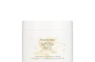 Elizabeth Arden – White Tea, Crema Corpo al Tè Bianco, Profumata al Tè Bianco, Idrata Profondamente, per una Pelle Liscia e Setosa, Uso Quotidiano, Adatta a Tutti i Tipi di Pelle – 400 ml