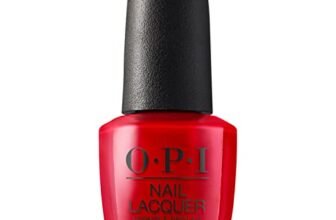 OPI Nail Lacquer – Big Apple Red™- smalto per unghie rosso iconico, resistente alle sbeccature. Pennello Pro-Wide (15 ml)
