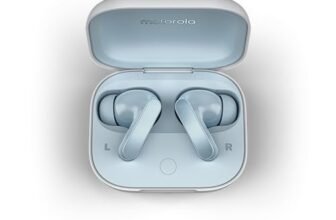 motorola Moto Buds: cuffie wireless, suono di ottima qualità e audio ad alta risoluzione, cancellazione attiva del rumore dinamico, integrazione ottimale con l’ecosistema Moto, Blu