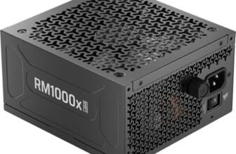 CORSAIR RM1000x SHIFT (2025) Alimentatore ATX Completamente Modulare – Interfaccia Laterale Modulare, Cavo Nativo 12V-2×6, ATX 3.1 e PCIe 5.1, Condensatori a 105°C, Cybenetics Gold – Nero