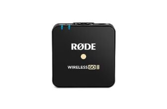 RØDE Wireless GO II TX Trasmettitore Wireless Ultra-compatto, Microfono Incorporato, Registrazione On-board e fino a 200m di Portata per Produzione Cinematografica, Interviste e Creazione di Contenuti
