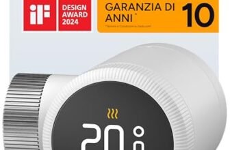 tado° termostato intelligente X, controllo del riscaldamento tramite app e smart speaker (Alexa, Siri, Google Assistant), installazione fai da te