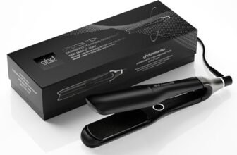 ghd Chronos Max, Piastra Capelli Professionale con Lamelle Larghe Consigliata per Ricci e Chiome Voluminose, Tecnologia HD Predittiva per uno Styling Veloce, Senza Danni da Calore Estremo, Styler Nero