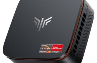 NiPoGi Hype H1 Mini PC ΑΜD Ryzen 7 6800H (Max 4.7GHz, 8C/16T) 32GB LPDDR5 6400MHz/512GB M.2 NVMe SSD,WiFi 6/BT 5.2 Triplo Display 4K@60Hz(DP2.0+HDMI 2.0+Type-C)/W-11 VESA Supportato