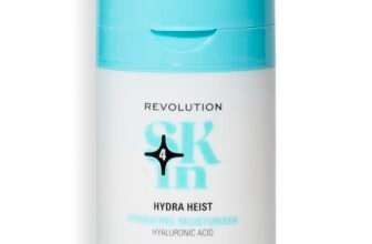 Revolution SKin, Hydra Heist Hydrating Moisturiser, Crema Idratante Leggera con Acido Ialuronico, Vegana e Cruelty-Free, 50ml
