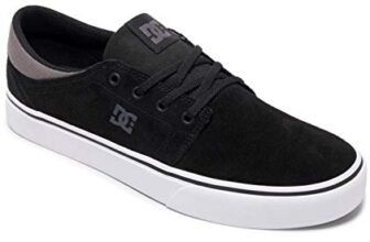 DC Shoes Trase SD Low-Top Sneaker da Uomo, Nero e Grigio, 36.5 EU