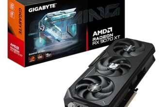 Gigabyte Radeon RX 9070 XT GAMING OC 16G Scheda Grafica – 16 GB GDDR6, 256 bit, PCI-E 5.0, 3060 MHz Frequenza Base, 2 x DisplayPort, 2 x HDMI, GV-R9070XTGAMING OC-16GD