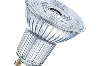 Osram base PAR16 LED riflettore lampada, vetro, bianco caldo, GU10, 4.3 W, 10 Pezzi