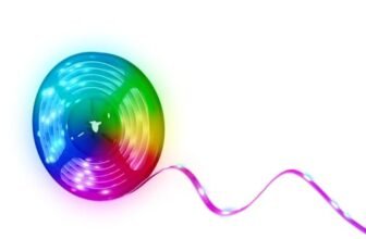 CALEX Striscia LED Smart, 2 m, colori RGB, flessibile & ritagliabile, Dimmerabile, controllo app Wi-Fi & vocale, con telecomando