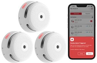 X-Sense Rilevatore di Fumo Connesso con Batteria Sostituibile, Rilevatore di Fumo Wi-Fi Conforme alla Norma EN14604, Notifiche Tramite Applicazione, XS01-WX, Confezione da 3