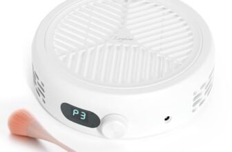 Aspiratore Unghie Professionale 120W, 3 Velocità Regolabili, Display LED, 12000 RPM, Potente Aspiratore, Nail Dust Collector, Adatto Ai Saloni Per Unghie e Alle Abitazioni Aspiratore Per Unghie