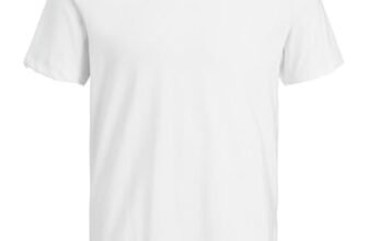 JACK & JONES JJEORGANIC BASIC TEE SS O-NECK NOOS, T-shirt, Uomo, Bianco, S