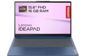 Lenovo IdeaPad Slim 3 Notebook 15,6” FHD (1920×1080), AMD Ryzen 5 7520U, 16GB RAM, 512GB SSD, Grafica Integrata, WiFi 6, Windows 11 Home – Stone Blue