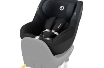 Maxi-Cosi Pearl S i-Size, Seggiolino Auto per Bambini 3 mesi-4 anni, 0-18 kg, 61-105 cm, Seggiolino Auto Neonato Reclinabile 5 Posizioni, Cinture Easy-in, Protezione G-CELL, Tonal Black