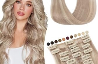 Elailite Extension Capelli Veri Clip Biondo Miele/Biondo Chiarissimo 8 Fasce Singole 100% Remy Human Hair Naturali Lisci 45cm 70g Colore Nuovo 2025