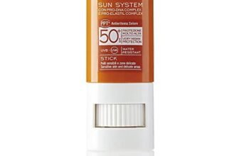 Rilastil Sun System Stick Transparente SPF50+ Protezione Solare Viso, 8.5ml