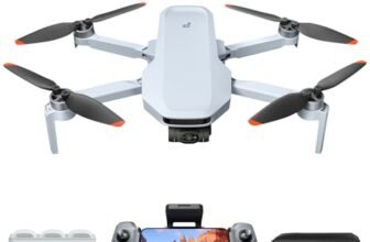 Potensic ATOM 2 Drone con Telecamera, Foto 8K, Video 4K HDR con Gimbal a 3 Assi, ＜249 g, 10KM Trasmissione, AI Segui/AI Scatto Notturno/Riprese Verticali/QuickShots, Fly More Combo (96 Minuti di Volo)