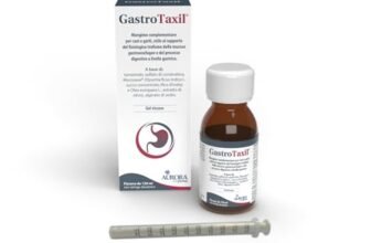 Aurora Biofarma GastroTaxil 120 ml – Utile al Supporto del Fisiologico Trofismo delle Mucose Gastroesofagee e del Processo Digestivo – Flacone da 120 ml con Siringa Dosatrice