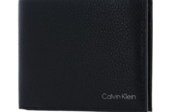Calvin Klein Uomo Portafoglio Warmth Bifold Piccolo, Nero (Ck Black), Taglia Unica