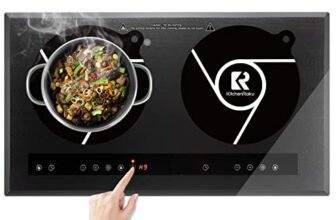 Copri Piano Induzione, Copri protezione tappetino piano induzione cottura copertura coprifornelli Cucina (20cm, Rotondo Nero)