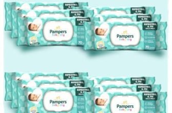 Pampers Baby Fresh Salviettine, Formula Idratante e Delicata che Ripristina il PH della Pelle,12 Confezioni da 70 Pezzi, 840 Salviettine
