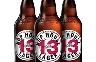 Guinness Hop House 13 Birra Lager Bottiglia – Pack di 12 Botttiglie da 0,33 L