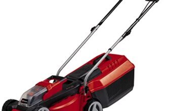Einhell Tosaerba a batteria GE-CM 18/30 Li-Solo Power X-Change (18 V, 30 cm larghezza di taglio, fino 150 m², Brushless, 25L sacco raccoglitore, 30-70 mm altezza di taglio, senza batterie)