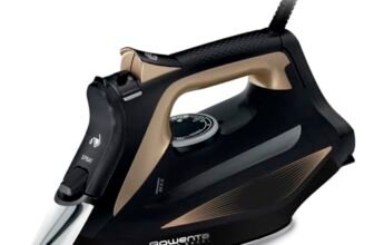 Rowenta DW5325 Focus Excel Ferro da Stiro a vapore 2700W, 2,2 L, Colpo Vapore 180 g/min, Piastra Microsteam HD, Impugnatura Ergonomica, Punta Profilata, Protezione Antigoccia, Modalità Eco