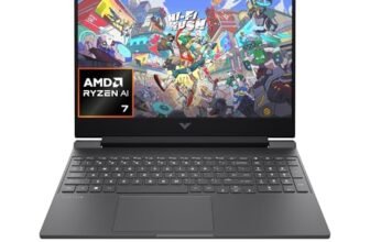 HP Victus 15-fb3000sl, Notebook, AMD Ryzen AI 7 350, 16GB RAM, 1TB SSD, Display 15.6 FHD IPS 144Hz, NVIDIA RTX 5060 8GB, Cam IR TNR 1080p, 3 Mesi di PC Game Pass Inclusi, Windows 11, Grigio