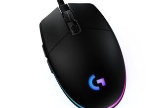 Logitech G G203 LIGHTSYNC Mouse Gaming con Illuminazione RGB, Personalizzabile, 6 Pulsanti Programmabili, Sensore per Gaming, Tracciamento a 8.000 DPI, Peso Ridotto – Nero