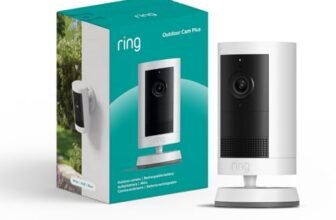 Ring Videocamera esterna Plus a batteria (Outdoor Camera Plus Ultimo modello) Video 2K grandangolare Videocamera di sicurezza wireless fai-da-te | Prova gratuita di 30 giorni piano d’abbonamento Ring