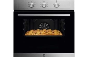 Electrolux EOH2H00BX Serie 300, Forno da Incasso Multifunzione, Capacità 58 L, Funzione Grill, Aqua Cleaning, Contaminuti, Classe A, 590x594x560 mm, Acciaio Inox Antimpronta