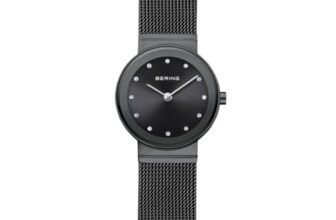 BERING Donna Analogico Quarzo Classic Orologio con Cinturino in Acciaio Inossidabile Cinturino e Vetro Zaffiro