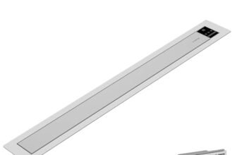 Cuffia da cucina Klarstein 90cm, cuffia di aspirazione downdraft, flusso d’aria 708m³/h, 3 velocità, comandi a sfioramento, modalità booster, cuffia di aspirazione retrattile 90cm