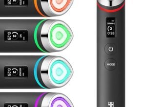 medicube Massaggiatore Di Bellezza Age R Booster Pro 6 In 1 Real Glass Glow Beauty Skin Per La Cura Della Pelle Coreana Nero