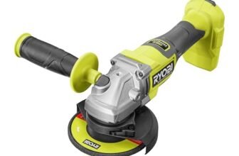 Ryobi RAG18BL-0 Smerigliatrice Angolare Brushless a Batteria 18V ONE+, Batteria Non Inclusa, Diametro Disco 125mm