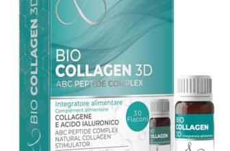 Collagene da Bere – Collagene e Acido Ialuronico, Biotina, Msm & Vitamina C. Collagen Idrolizzato, in Sinergia con ABC collagen stimulator Peptide, Collagen per ossa e articolazioni. Colageno Donna