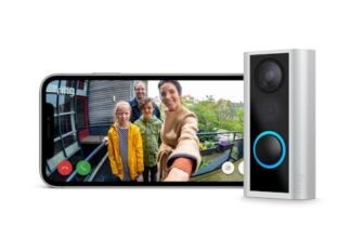 Ring Spioncino digitale con videocamera (Door View Cam) | Spessore porta: 54-75 mm (versione consigliata) | Videocitofono senza fili, HD a 1080p e wi-fi | Ring Home: 30 gg. prova gratuita