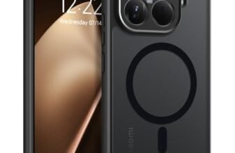 VENINGO Magnetica Cover per Xiaomi 15T Pro Custodia Compatibile con MagSafe Cover Case Traslucida Opaca Silicone Tpu Anti Impronte Digitali Custodia per Xiaomi 15T Pro 6,83 Pollice Nero